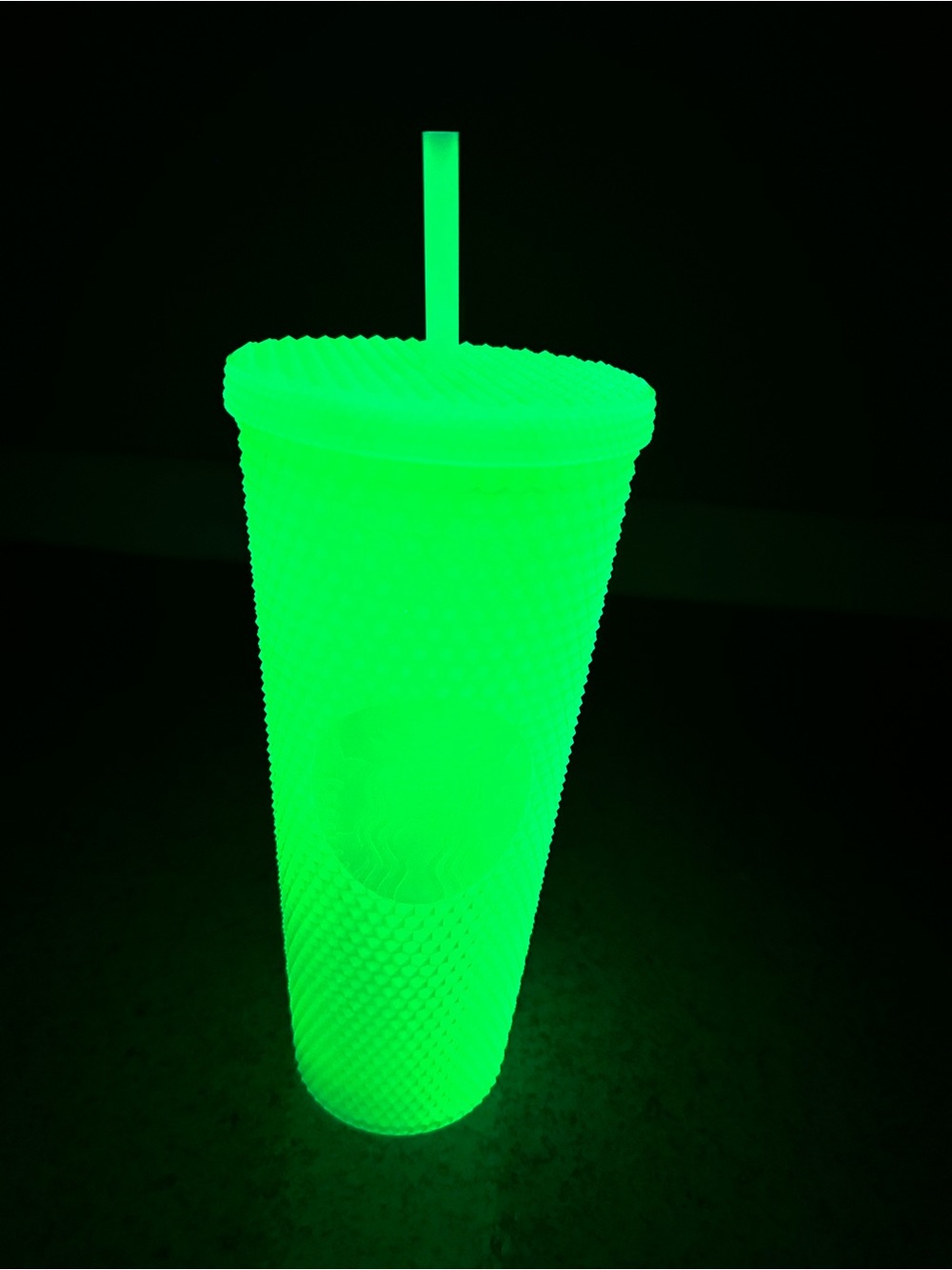 Glow in the dark studded Starbucks Tumbler 24oz